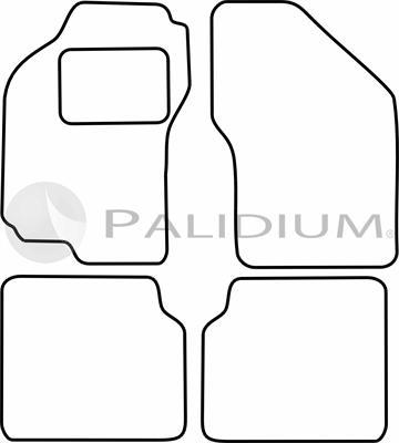 Ashuki PAL18-5350 - Комплект ковриков autosila-amz.com
