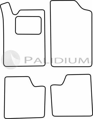 Ashuki PAL18-5258 - Комплект ковриков autosila-amz.com