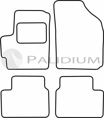 Ashuki PAL18-5281 - Комплект ковриков autosila-amz.com