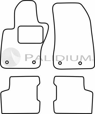 Ashuki PAL18-5701 - Комплект ковриков autosila-amz.com