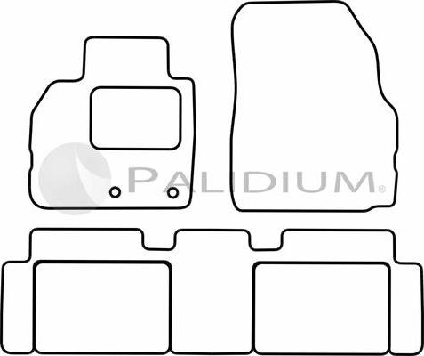 Ashuki PAL18-6446 - Комплект ковриков autosila-amz.com