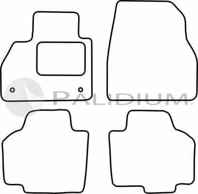 Ashuki PAL18-6411 - Комплект ковриков autosila-amz.com