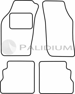 Ashuki PAL18-6488 - Комплект ковриков autosila-amz.com