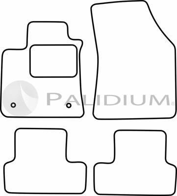 Ashuki PAL18-6433 - Комплект ковриков autosila-amz.com