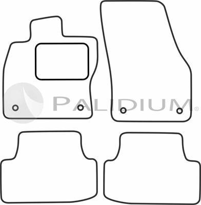 Ashuki PAL18-6520 - Комплект ковриков autosila-amz.com