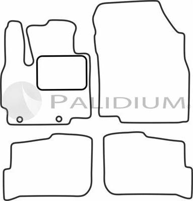 Ashuki PAL18-6077 - Комплект ковриков autosila-amz.com