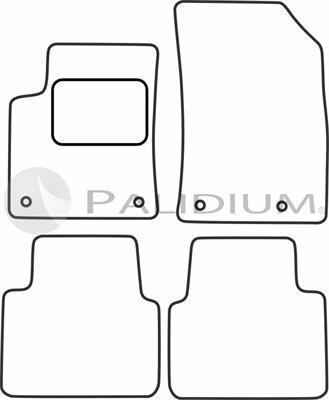 Ashuki PAL18-6193 - Комплект ковриков autosila-amz.com