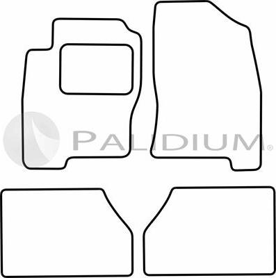 Ashuki PAL18-6118 - Комплект ковриков autosila-amz.com