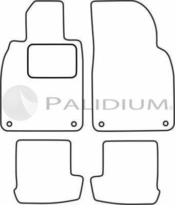 Ashuki PAL18-6350 - Комплект ковриков autosila-amz.com