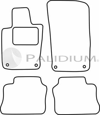 Ashuki PAL18-6367 - Комплект ковриков autosila-amz.com