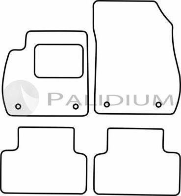 Ashuki PAL18-6249 - Комплект ковриков autosila-amz.com