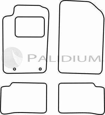 Ashuki PAL18-6259 - Комплект ковриков autosila-amz.com