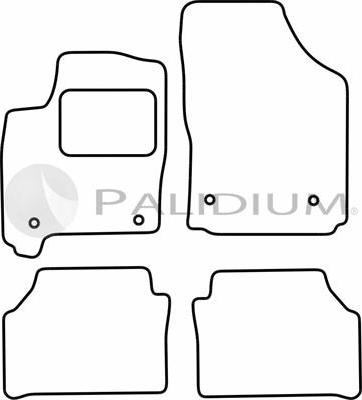 Ashuki PAL18-6205 - Комплект ковриков autosila-amz.com