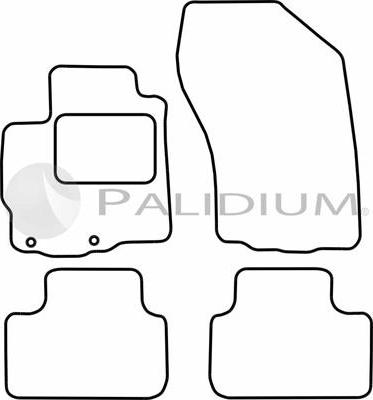 Ashuki PAL18-6286 - Комплект ковриков autosila-amz.com