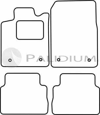 Ashuki PAL18-6225 - Комплект ковриков autosila-amz.com