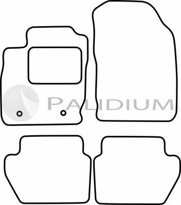 Ashuki PAL18-0456 - Комплект ковриков autosila-amz.com