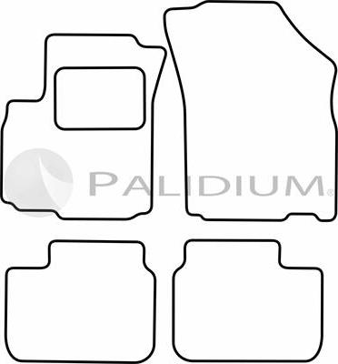 Ashuki PAL18-0405 - Комплект ковриков autosila-amz.com