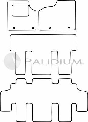 Ashuki PAL18-0415 - Комплект ковриков autosila-amz.com