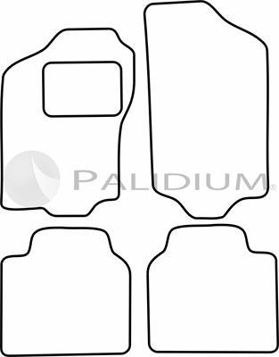 Ashuki PAL18-0418 - Комплект ковриков autosila-amz.com