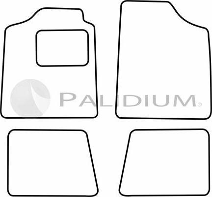 Ashuki PAL18-0435 - Комплект ковриков autosila-amz.com