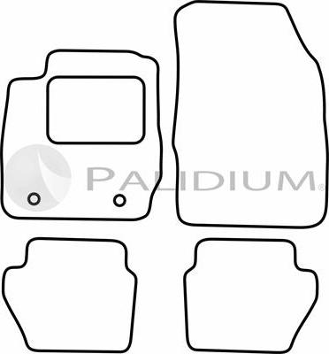 Ashuki PAL18-0471 - Комплект ковриков autosila-amz.com