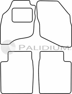 Ashuki PAL18-0596 - Комплект ковриков autosila-amz.com