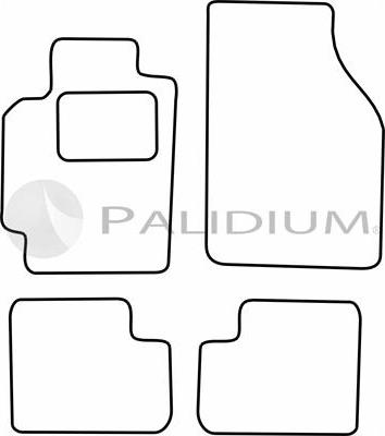 Ashuki PAL18-0590 - Комплект ковриков autosila-amz.com