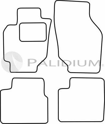 Ashuki PAL18-0591 - Комплект ковриков autosila-amz.com