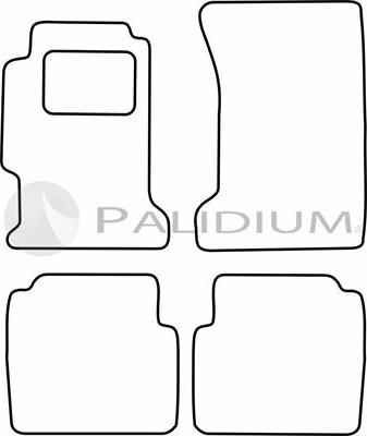 Ashuki PAL18-0553 - Комплект ковриков autosila-amz.com