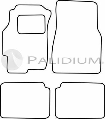 Ashuki PAL18-0567 - Комплект ковриков autosila-amz.com