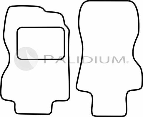 Ashuki PAL18-0533 - Комплект ковриков autosila-amz.com