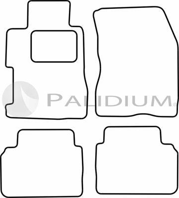 Ashuki PAL18-0575 - Комплект ковриков autosila-amz.com