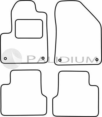 Ashuki PAL18-0699 - Комплект ковриков autosila-amz.com