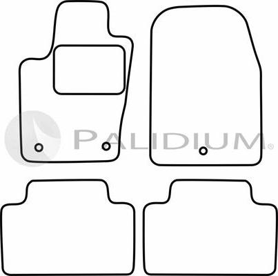 Ashuki PAL18-0695 - Комплект ковриков autosila-amz.com