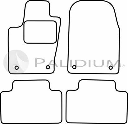 Ashuki PAL18-0696 - Комплект ковриков autosila-amz.com