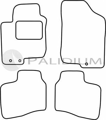 Ashuki PAL18-0644 - Комплект ковриков autosila-amz.com