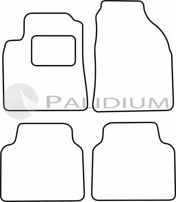 Ashuki PAL18-0657 - Комплект ковриков autosila-amz.com