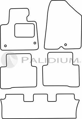 Ashuki PAL18-0664 - Комплект ковриков autosila-amz.com