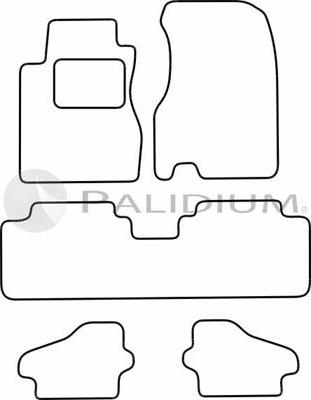 Ashuki PAL18-0607 - Комплект ковриков autosila-amz.com