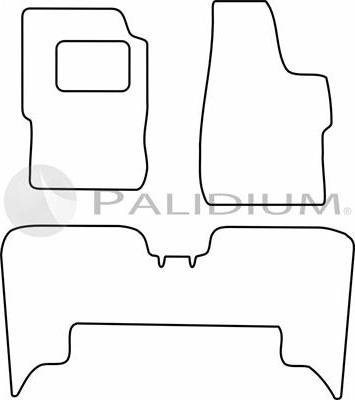 Ashuki PAL18-5688 - Комплект ковриков autosila-amz.com
