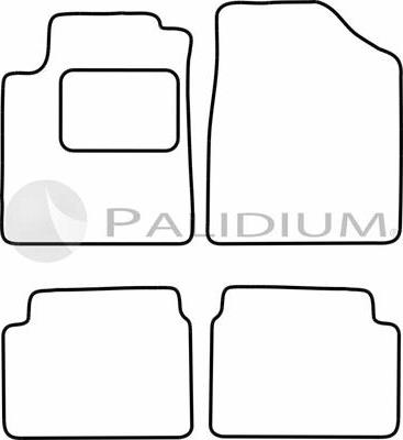 Ashuki PAL18-0633 - Комплект ковриков autosila-amz.com