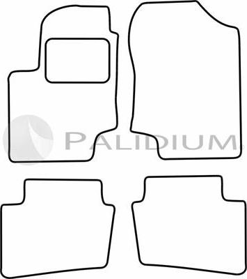 Ashuki PAL18-0637 - Комплект ковриков autosila-amz.com