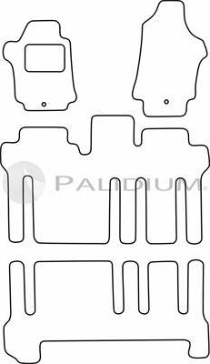 Ashuki PAL18-0624 - Комплект ковриков autosila-amz.com