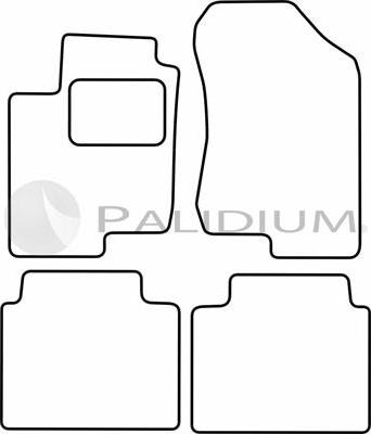 Ashuki PAL18-0622 - Комплект ковриков autosila-amz.com