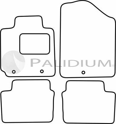 Ashuki PAL18-0678 - Комплект ковриков autosila-amz.com