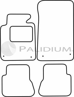 Ashuki PAL18-0092 - Комплект ковриков autosila-amz.com