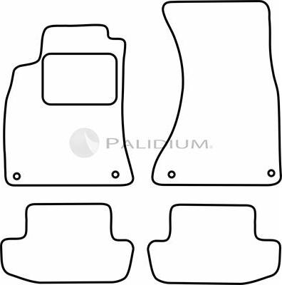 Ashuki PAL18-0041 - Комплект ковриков autosila-amz.com