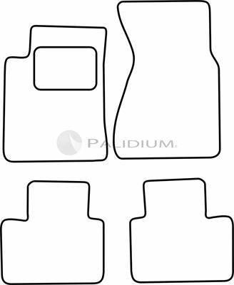 Ashuki PAL18-0054 - Комплект ковриков autosila-amz.com