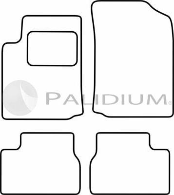 Ashuki PAL18-0194 - Комплект ковриков autosila-amz.com