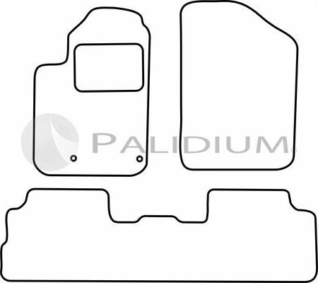 Ashuki PAL18-0182 - Комплект ковриков autosila-amz.com